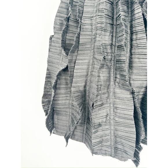 Aje Hybrid Pleated Linen Blend Strapless A-Line Mini Dress Size 6 NWT - Picture 4 of 9